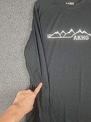Duluth Trading Alaskan Hardgear Tun-Dry Standard Fit Ls Shirt Black Mens M