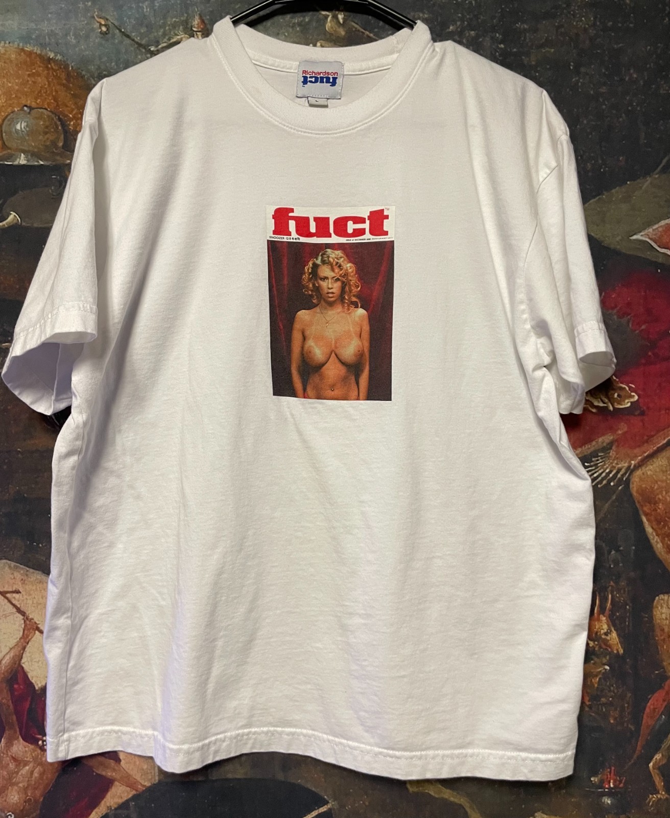FUCT x RICHARDSON Jenna Jameson Tee 2019 SSDD White Shirt RARE Authentic gallery