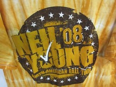 NEIL YOUNG OFFICIAL MERCH N.A. FALL TOUR 2008 CONCERT MUSIC SHIRT EXTRA LARGE