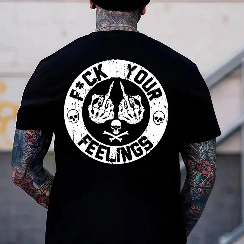 Your Feelings Skull Tee - Bold Statement Graphic T-shirt gallery