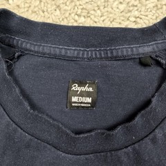 Rapha Cycling T shirt 100% cotton Performance Size Medium Navy Black M USA Run