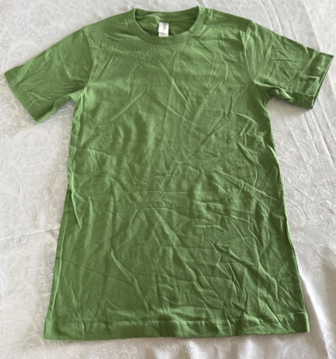 Canvas Green T-Shirt Size Large 100% Cotton gallery