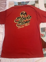 ROLLIN STONE STEVIE STONE STRANGE MUSIC T-Shirt Mens L Vintage Alstyle Active