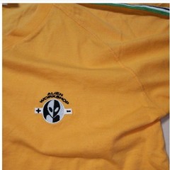 ALIEN WORKSHOP Line-Stitch Raglan Tee Size L Sunflower Yellow