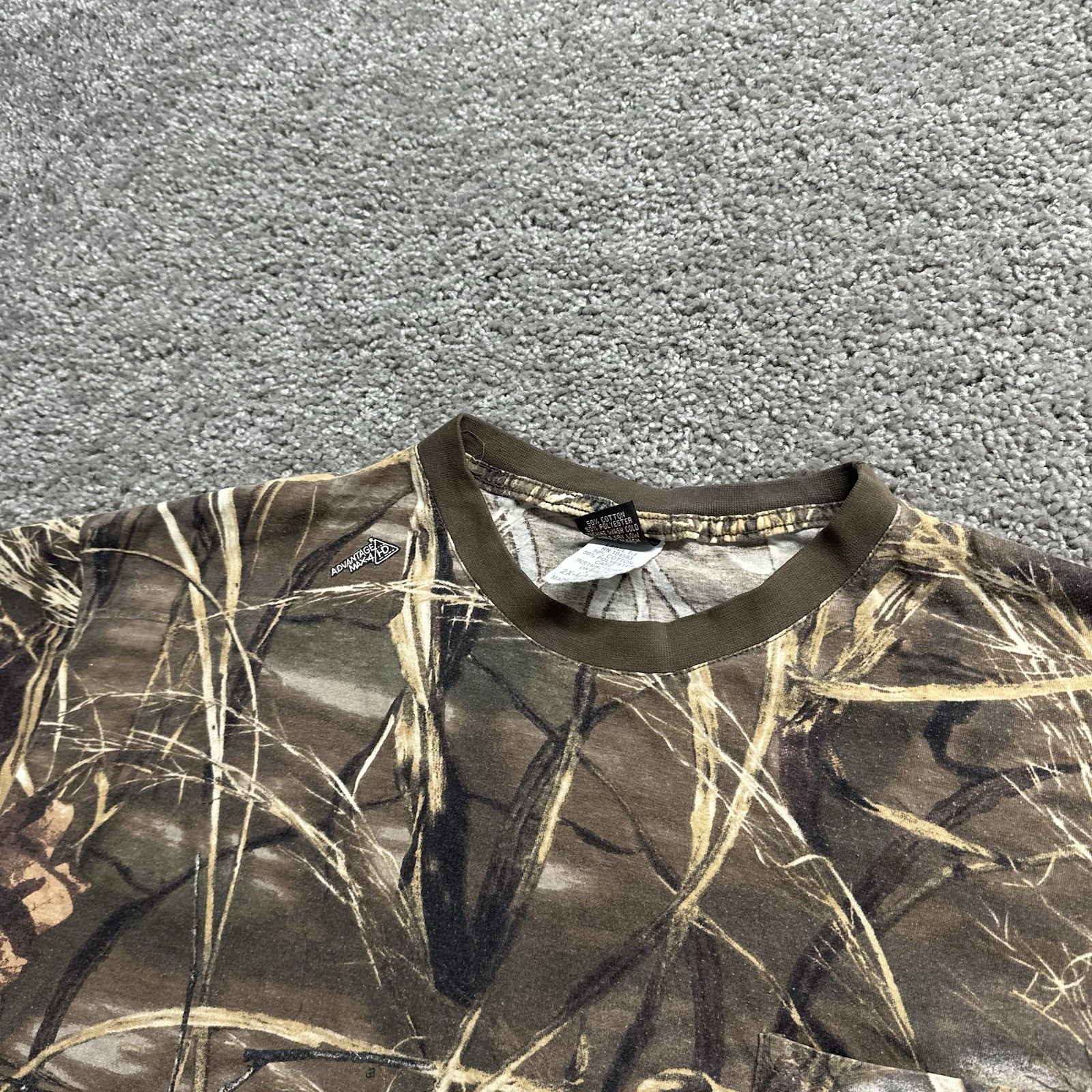 Vintage 90s 2000s Ranger Realtree Camo Pocket T-shirt Made in Brazil 2X-Large XX gallery