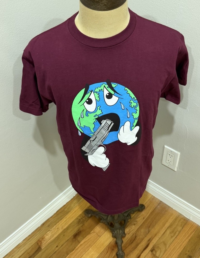 Quasi World Skateboard Skateboarding “ Goodbye Cruel World “ T Shirt Men’s M