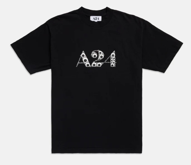 Everything Everywhere All At Once - A24 logo Googly Eye Black T Shirt Medium M gallery