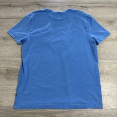 Nautica Deck Shirt Pocket Tee Active Stretch Men’s Blue Cotton Elastane Top L