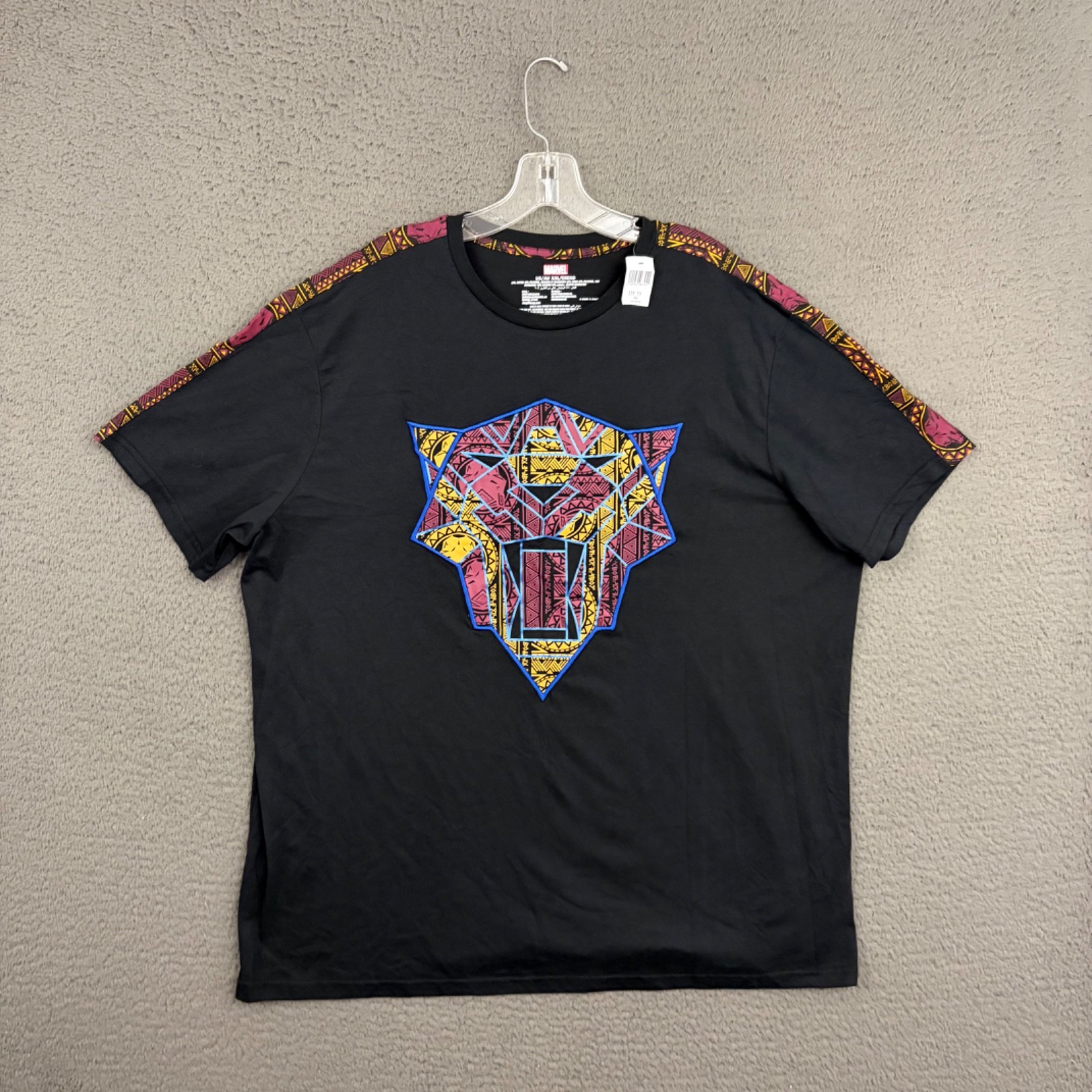 Marvel Black Panther T-Shirt Mens 2XL Cotton Blend Knit Graphic Movie Disney Dad gallery
