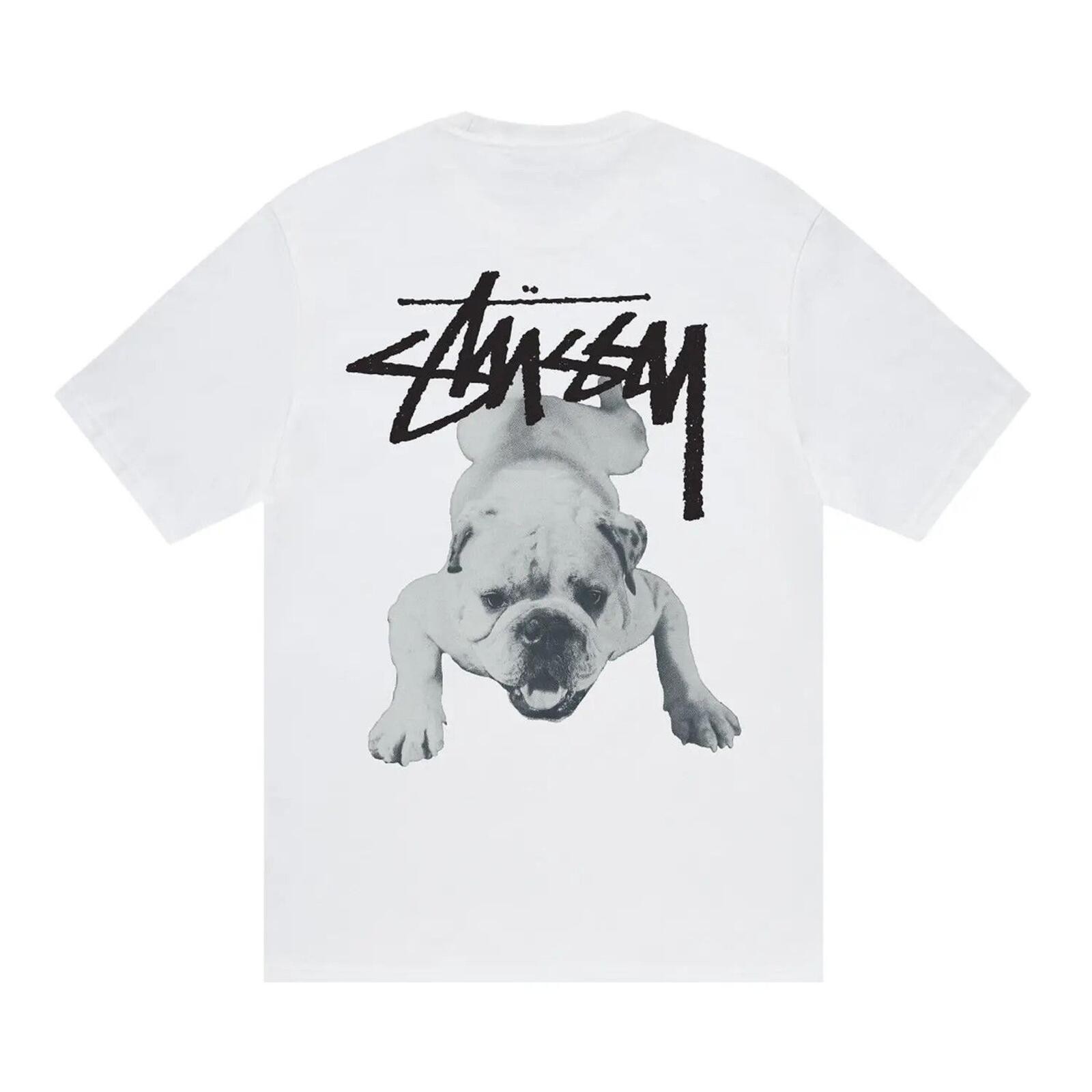 Stüssy Stock Dog Tee White • XL