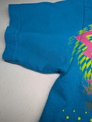 Vintage AAA T Shirt Small Raver Monkey Graphic Print Blue Tee Boom Box Music
