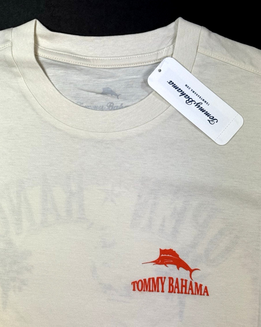 Tommy Bahama Men's Graphic T - Regular / Vanilla Ice / OPEN RANGE gallery