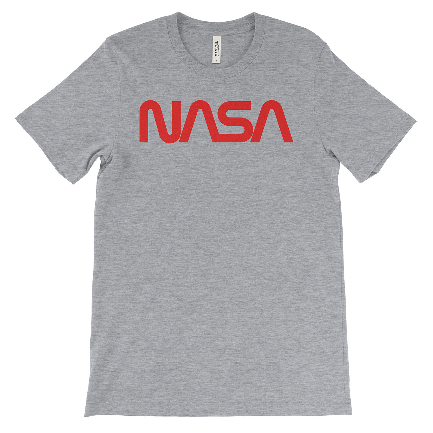 NASA T-Shirt. Large Text Logo. Tee on Black White or Gray. Space Astronaut NEW gallery