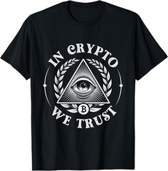 In Crypto We Trust – Cryptocurrency Blockchain BTC T-Shirt