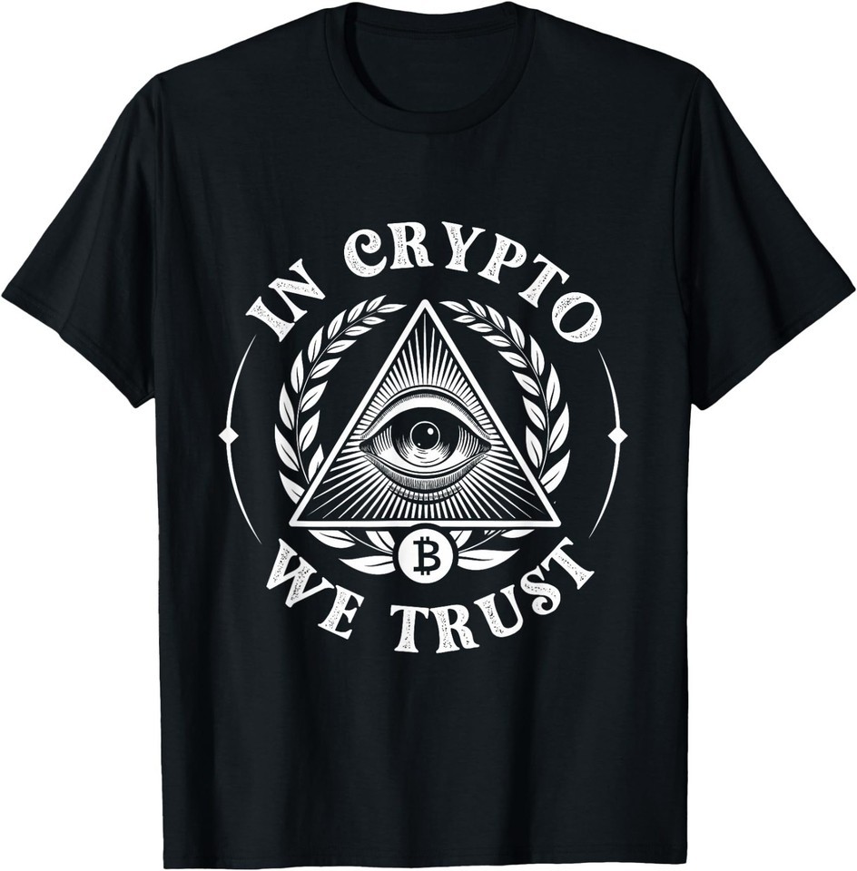 In Crypto We Trust - Cryptocurrency Blockchain BTC T-Shirt gallery