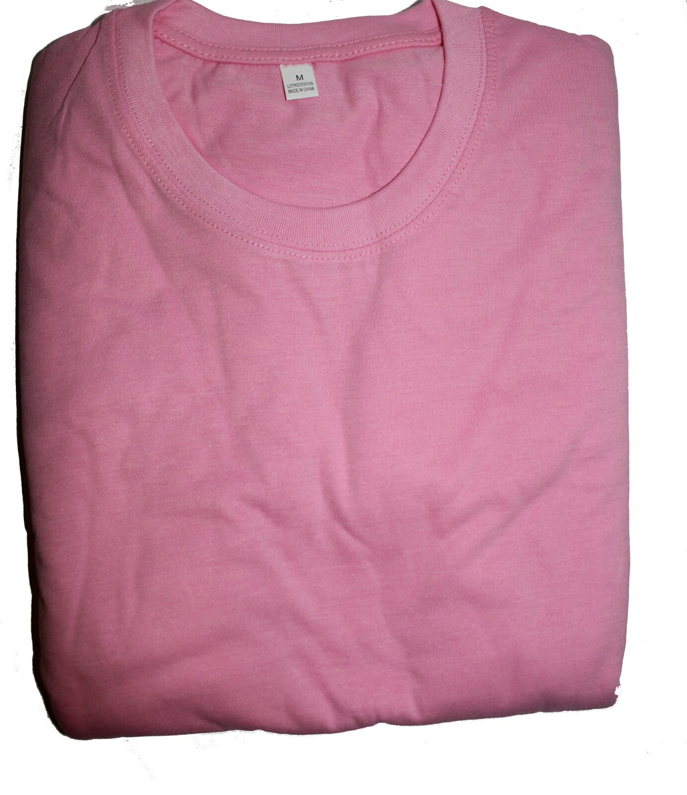 Solid Bright Color T Shirt, Green, Pink, Round Neck, Short Sleeves Size M Unisex gallery