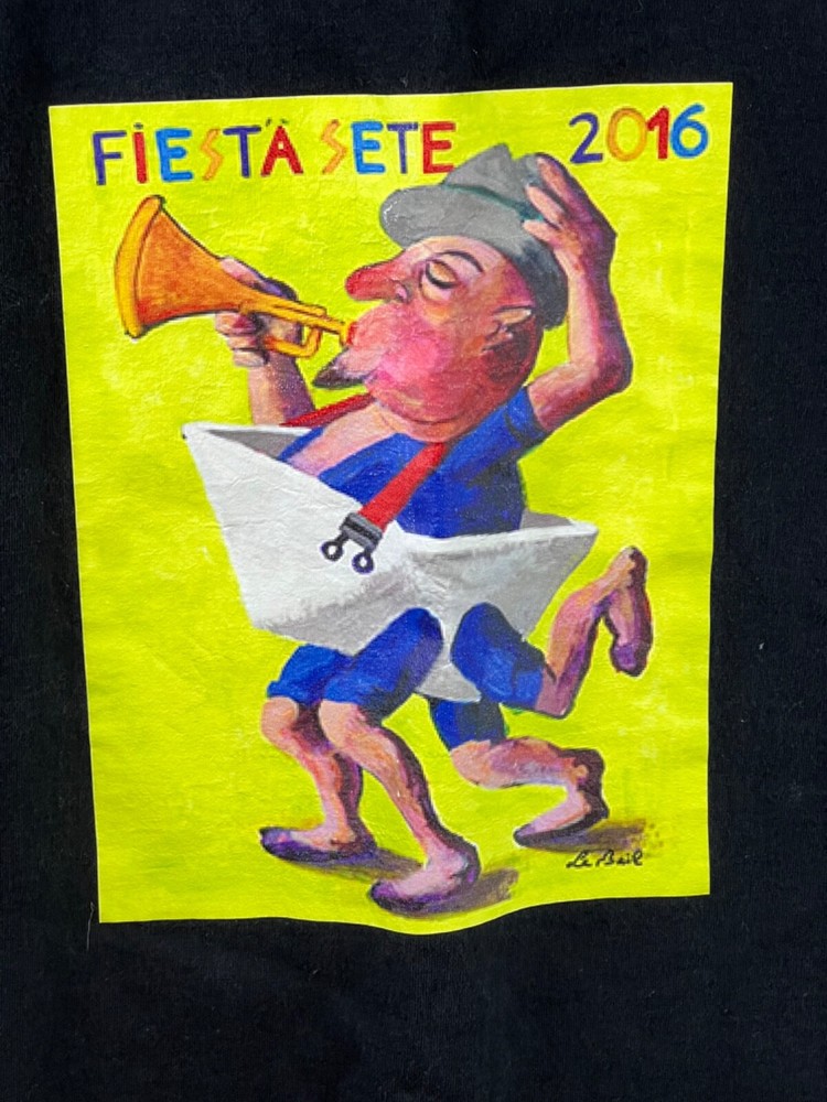 Fiesta Sete 2016 Le Bail – Black Artistic Mens T-Shirt Size XL