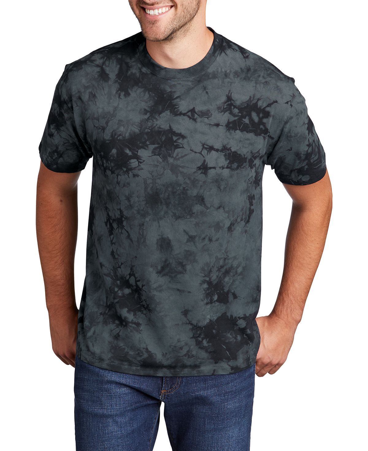 Just Blanks Men’s Crystal Tie-Dye T-Shirt – JBPC145