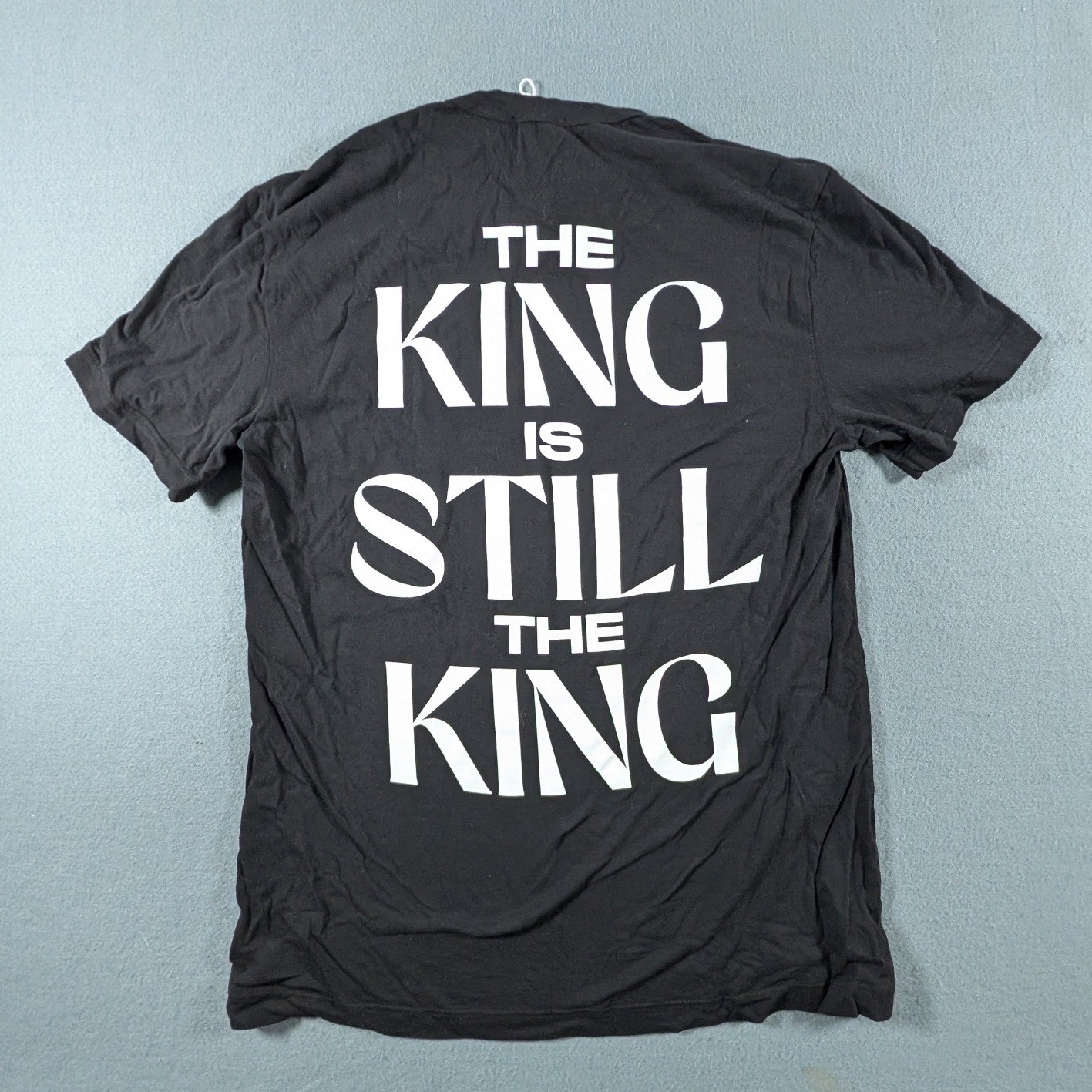 James Perse Graphic T Shirt Mens Size 2 M Black Jesus The King Is Still The King gallery