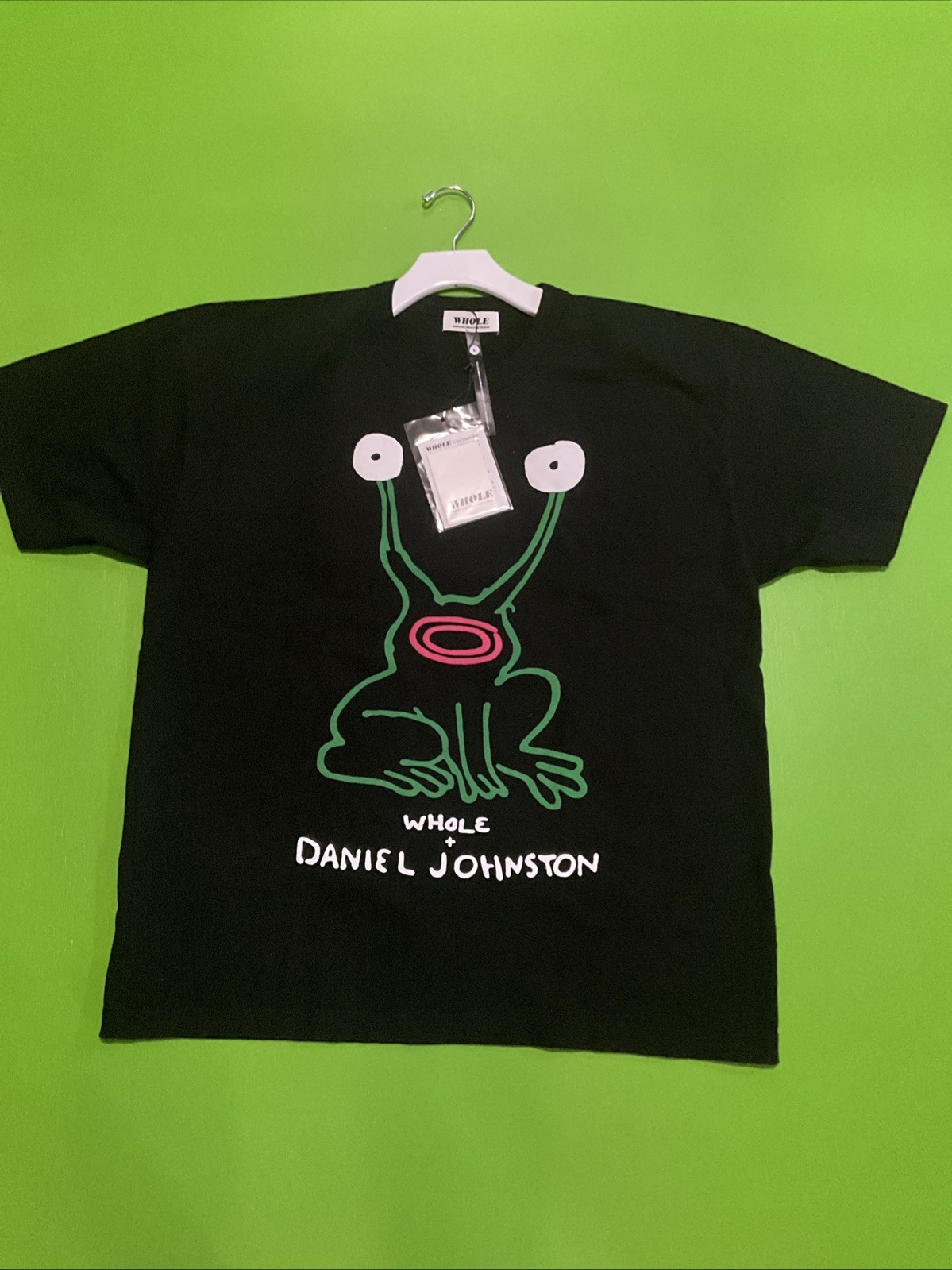 Whole X Daniel Johnston Hay Men’s T shirt Black Size L Nwt gallery