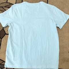 Nautica Performance Tee Men’s Logo T-Shirt Size M Light Blue Crew Neck Stretch