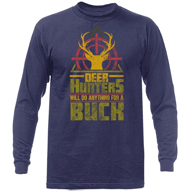 Deer Hunters Outdoor Sports Hunting Long Sleeve T-Shirts gallery
