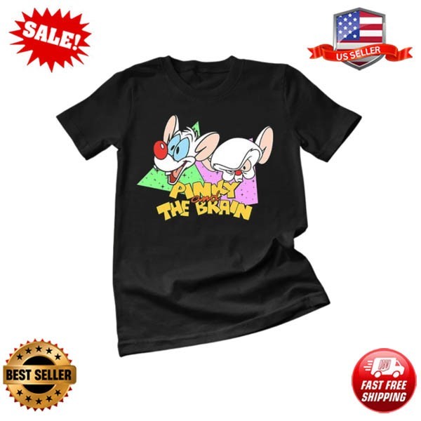 Pinky and The Brain T-Shirt Cotton Tee Funny Gift All Size S-5XL