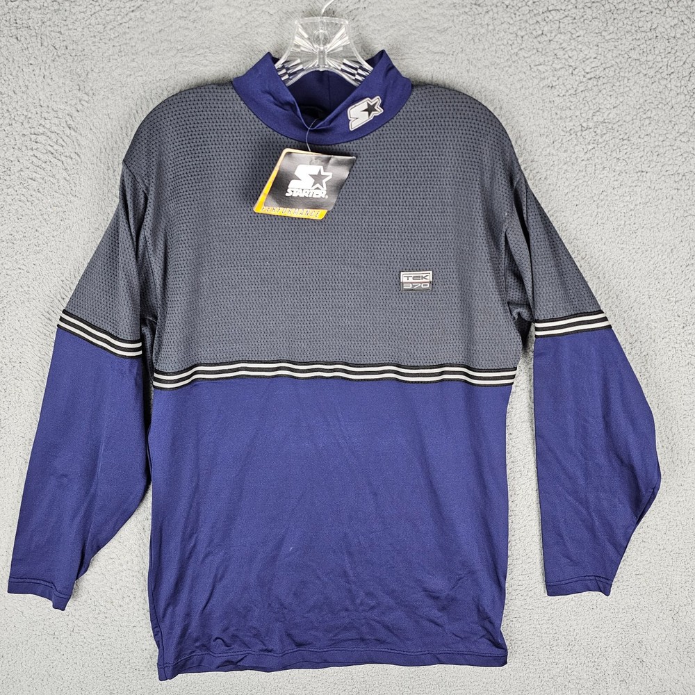 Starter Tek 370 Turtleneck Pullover Deadstock Men’s Large USA Vintage NWT