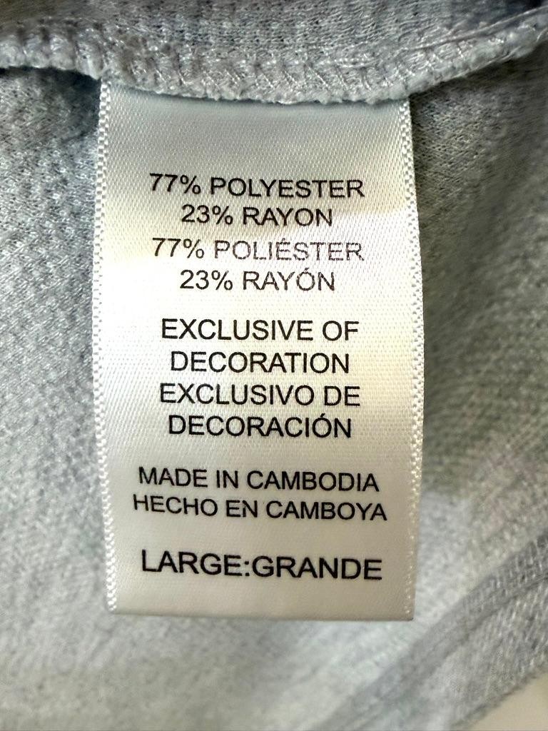 Tommy Bahama Shirt Mens Large Gray Long Sleeve Marl Knit Marlin Logo Pullover gallery