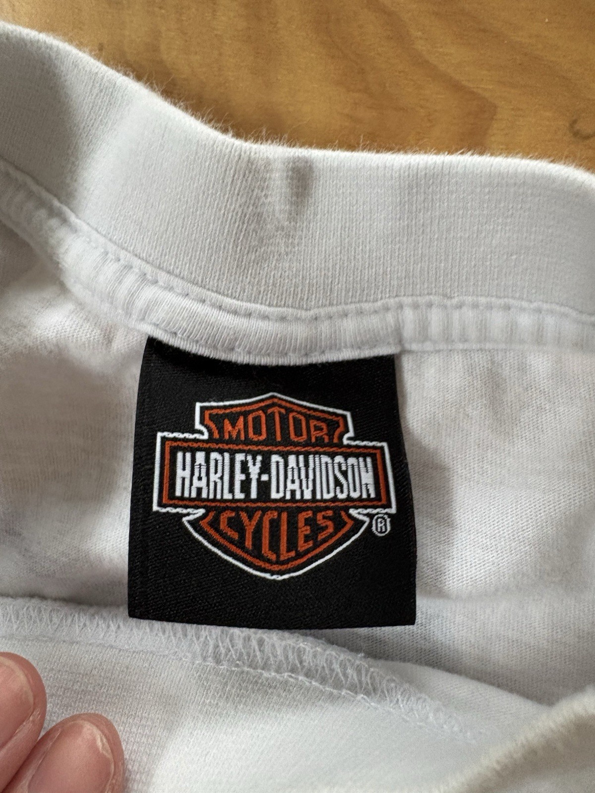 Vintage Harley-Davidson Shirt White Petite Rio de Janeiro Brazil Double Stitch gallery