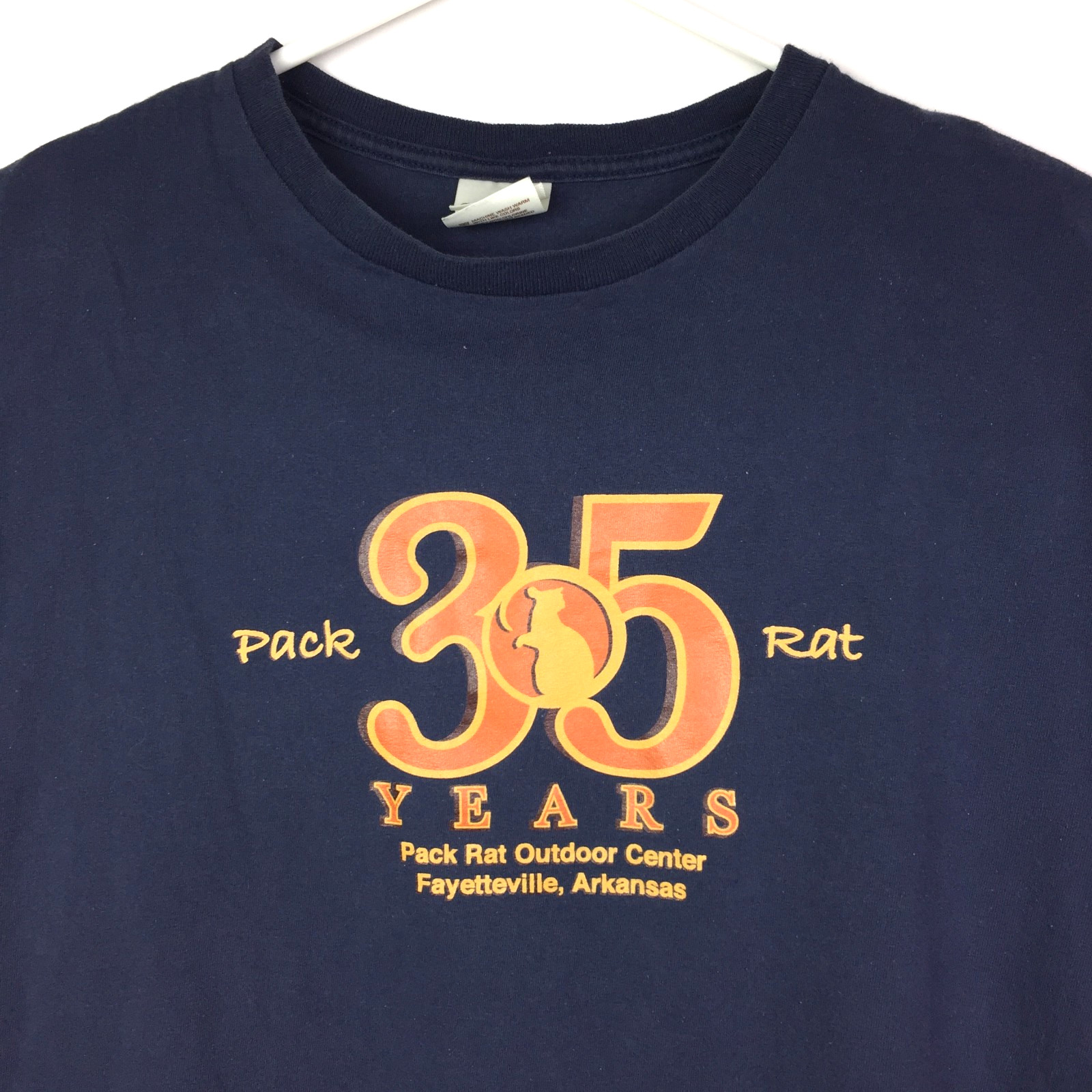 Fayettechill Pack Rat Outfitters Graphic Tee Mens Large L 35 Years Shirt 40 in gallery
