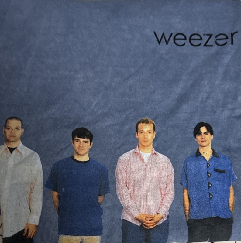 Weezer Mens Blue Album Tour Short Sleeve Graphic Tee Shirt Size 2X XXL NWT 1994