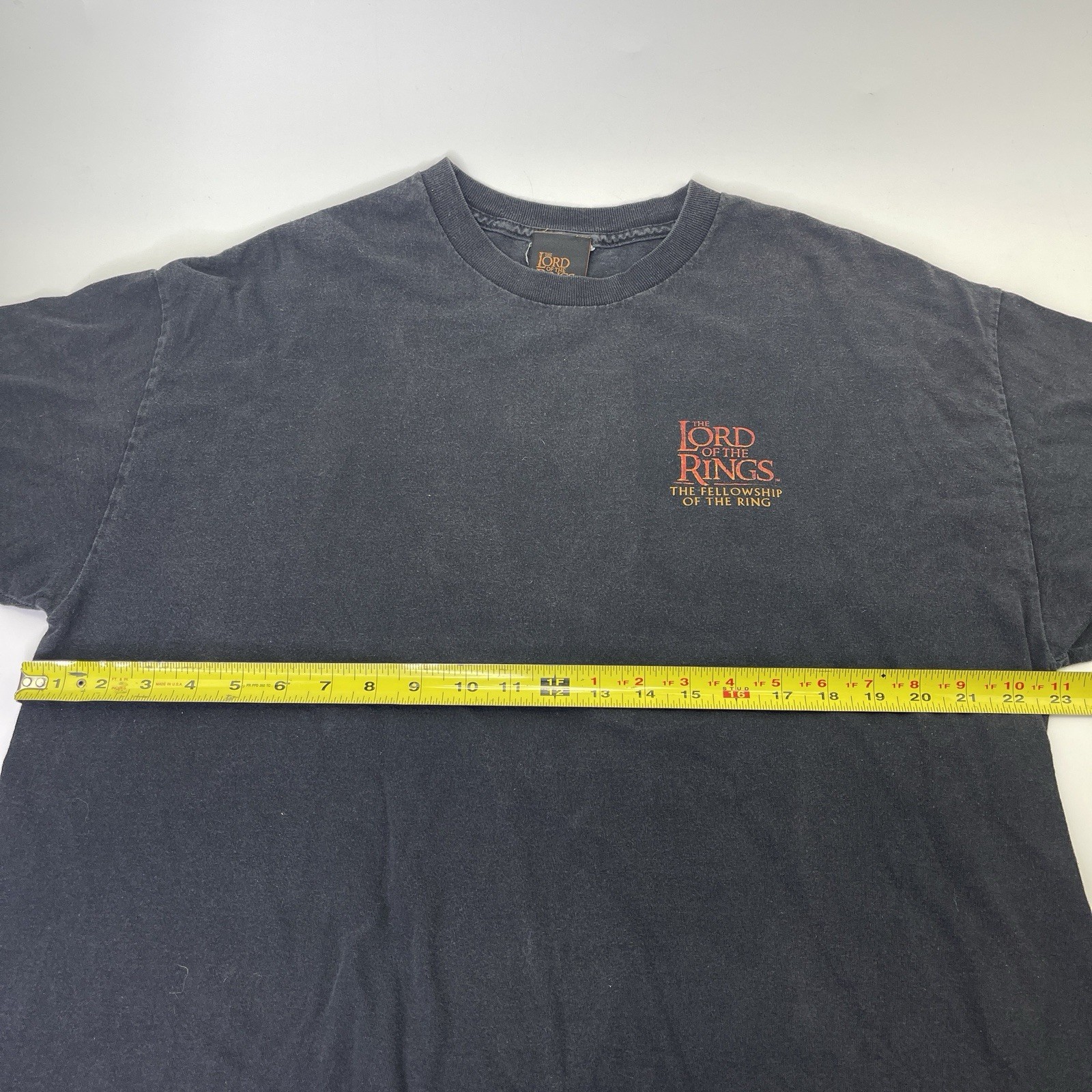Vintage Lord Of The Rings The Fellowship Of The Ring T-Shirt Men's XL 2001 Y2K gallery
