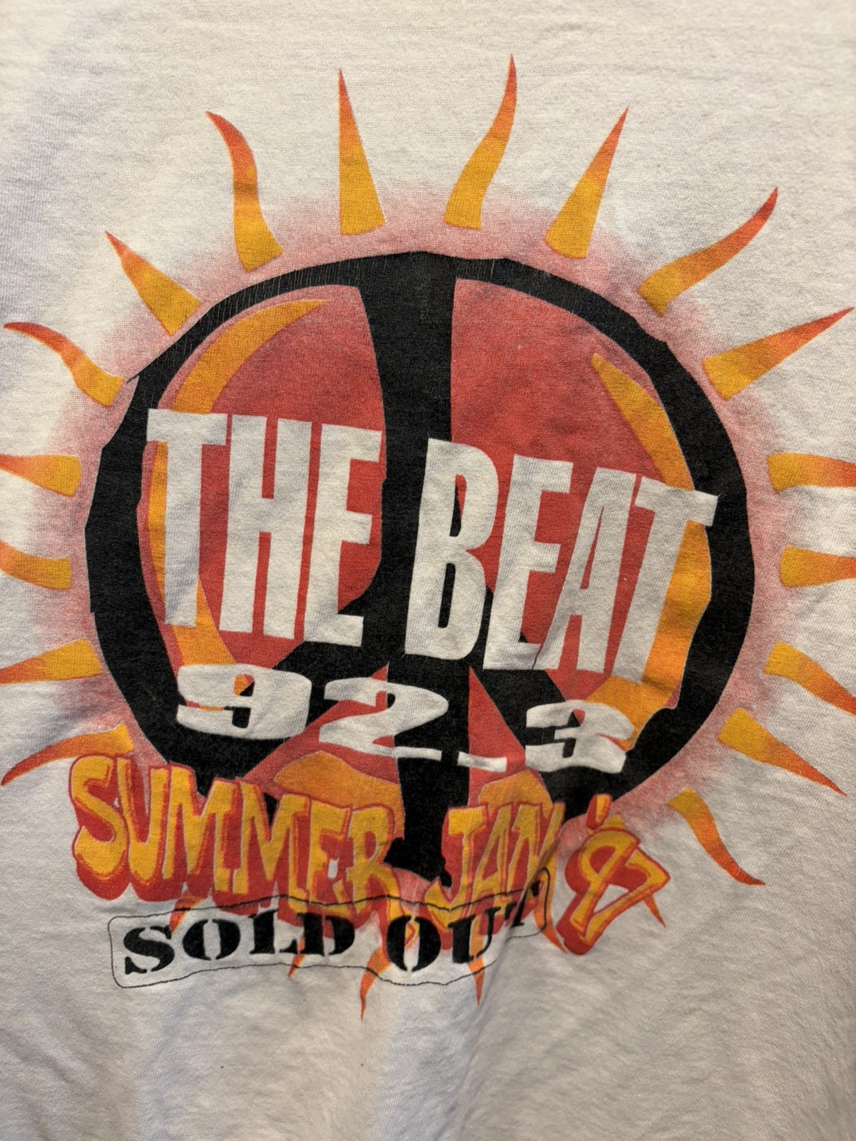 VTG Summer Jam 92.3 THE BEAT 1997 Rap Tee Shirt SZ XL RARE TUPAC DJ QUIK AALIYAH gallery