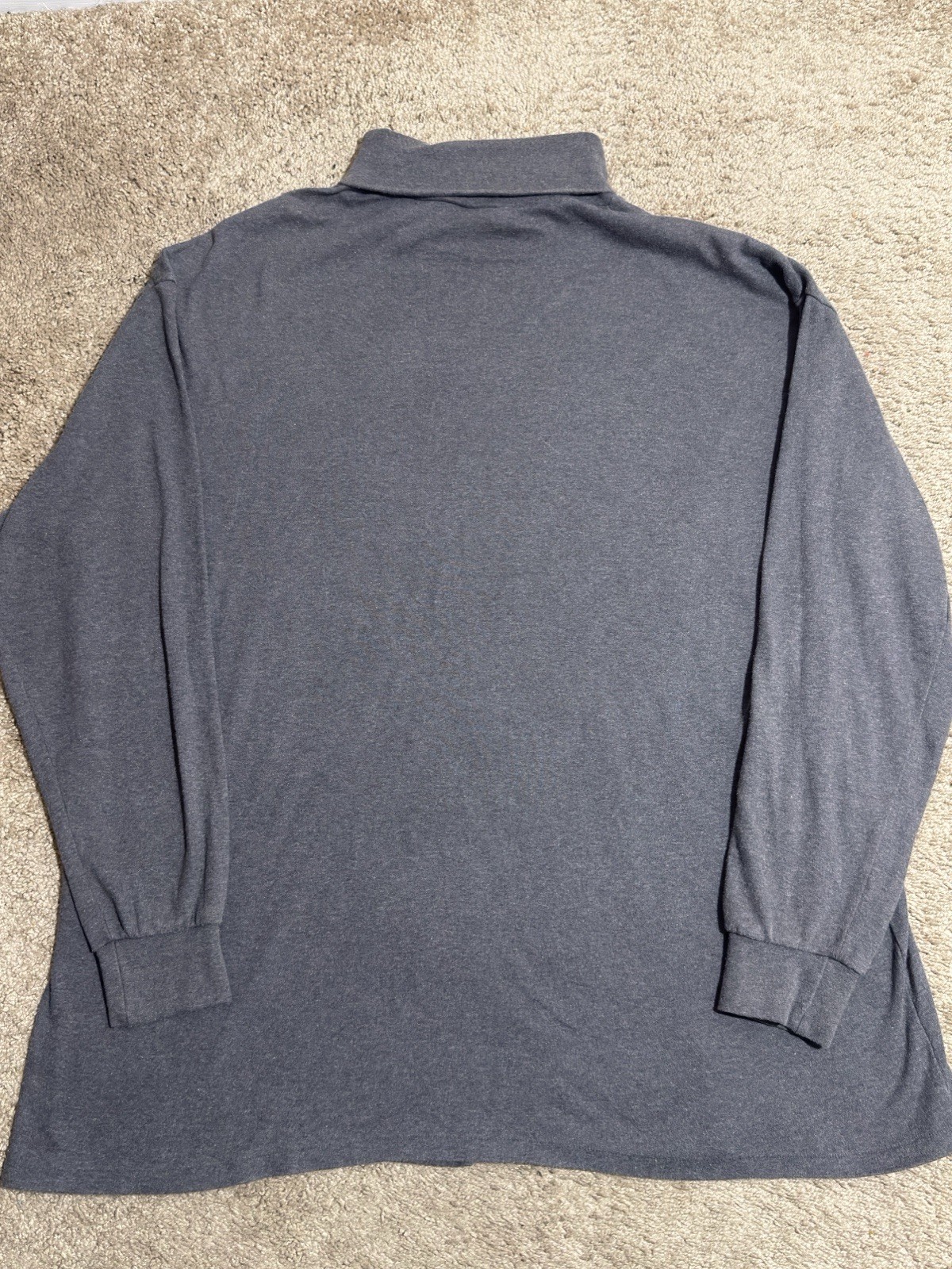 St. John’s Bay Men’s 3XLT Gray Turtleneck Shirt Long Sleeve gallery