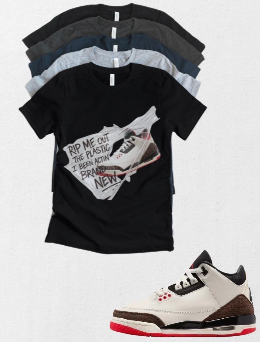 Shirt to match Jordan 3 OG Retro x Jordan Out the Plastic Worlds Best Tee gallery
