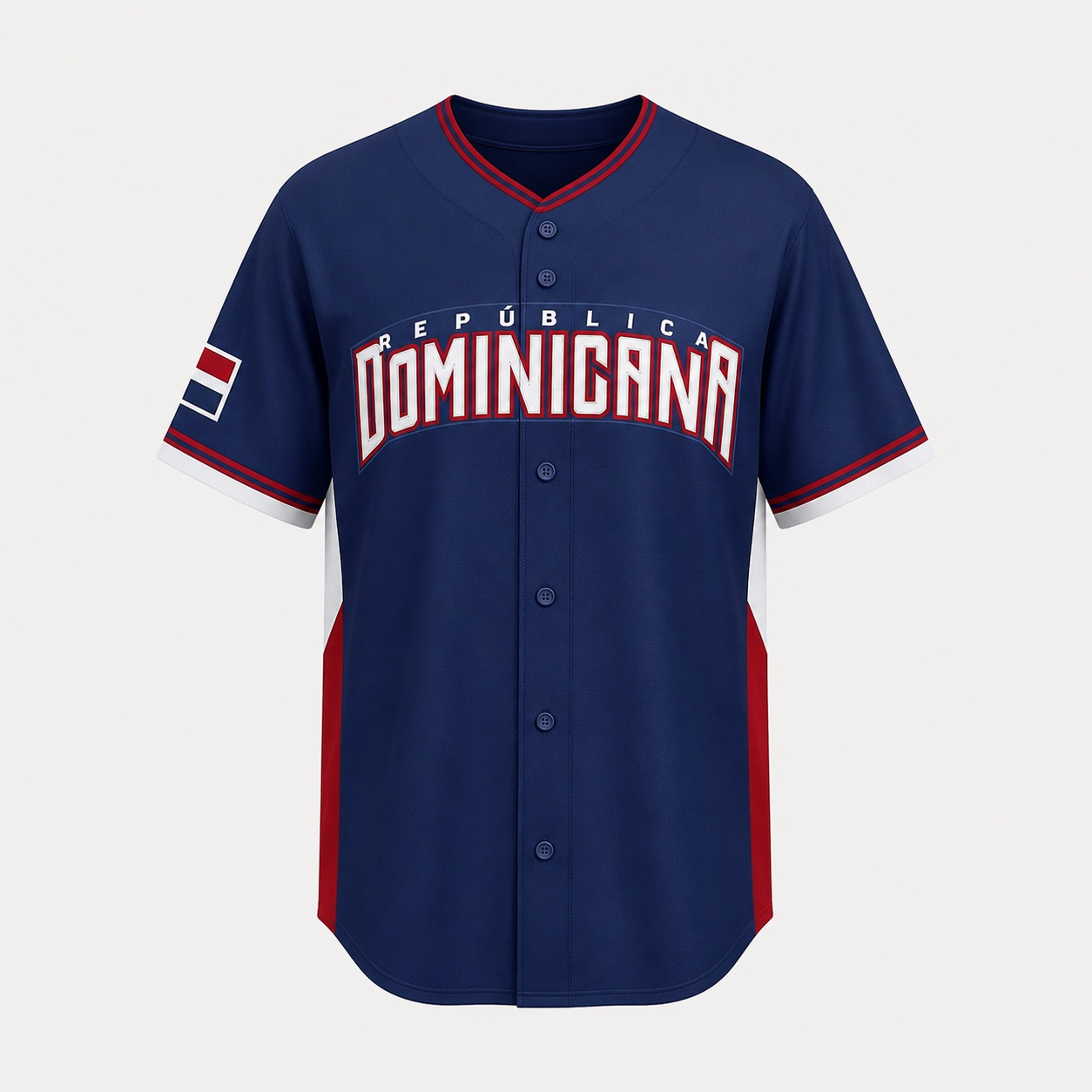Dominicana Baseball Jersey Mens Custom Personalized Dominican Republic Royal gallery
