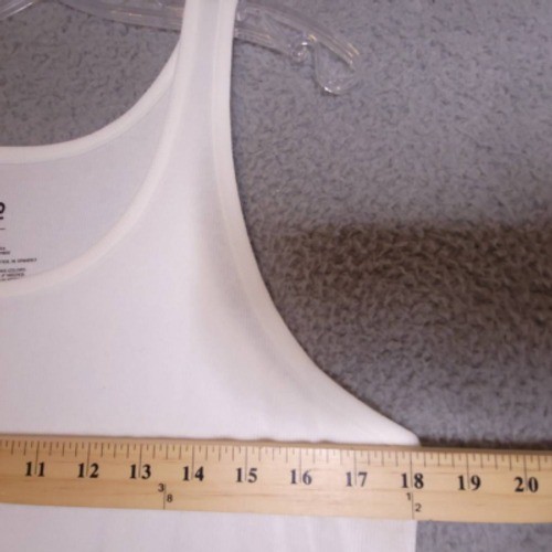 BP Mens Tank Top Shirt White Scoop Neck Sleeveless Ribbed Undershirt XXL New gallery