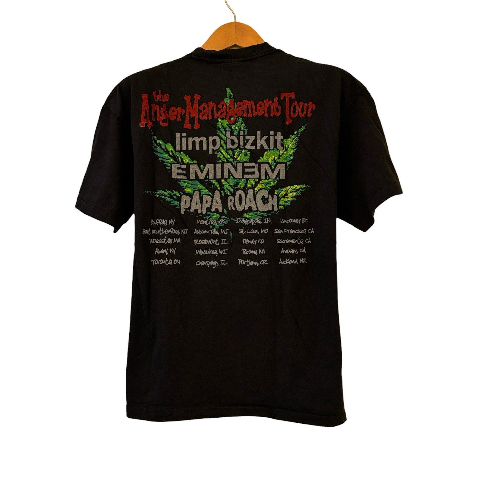 Limp Bizkit Anger Management Tour Eminem Papa Roach Tour T-Shirt XL Reprint gallery