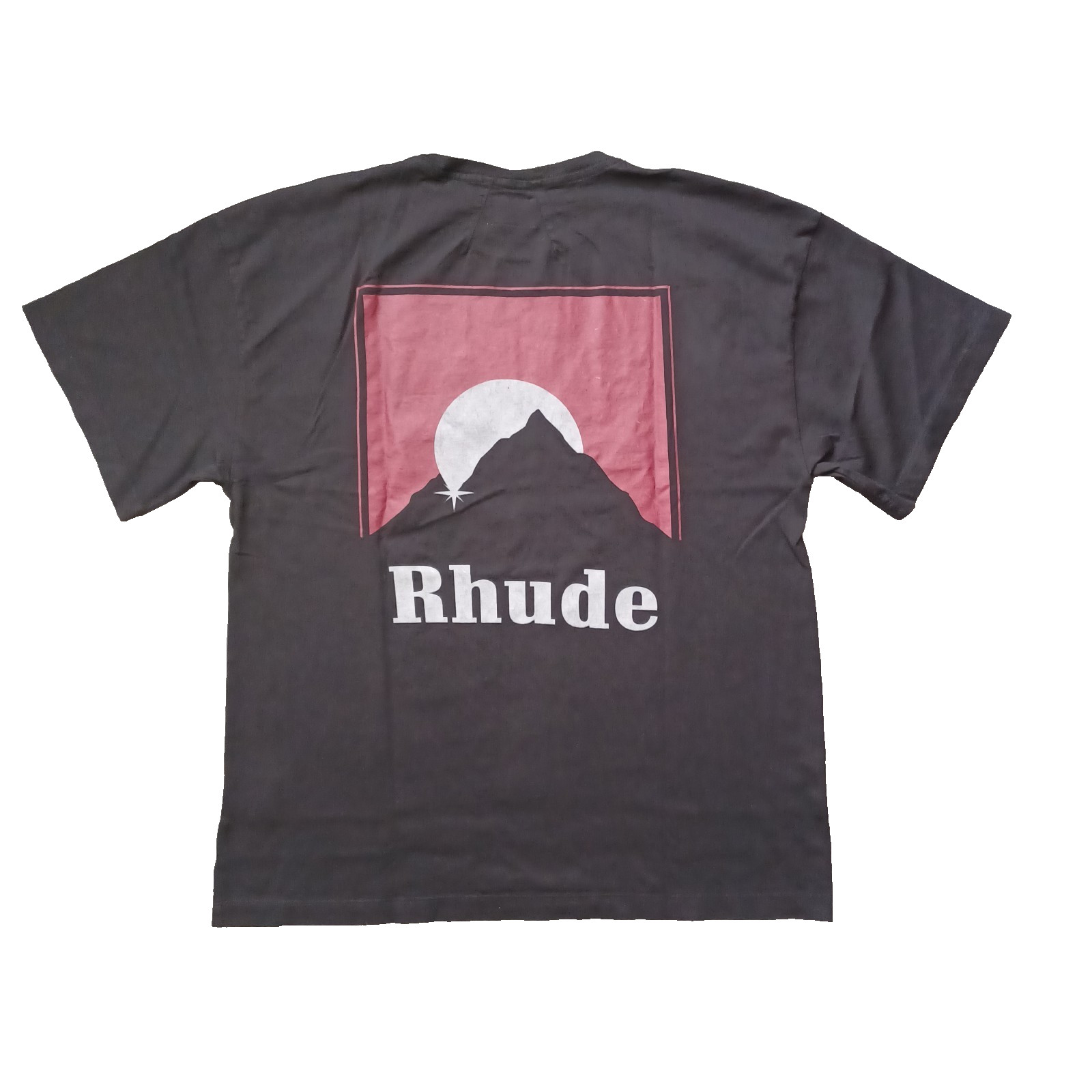 Rhude SSENSE Exclusive Vintage Moonlight T Shirt Mens Large Black Graphic NWT