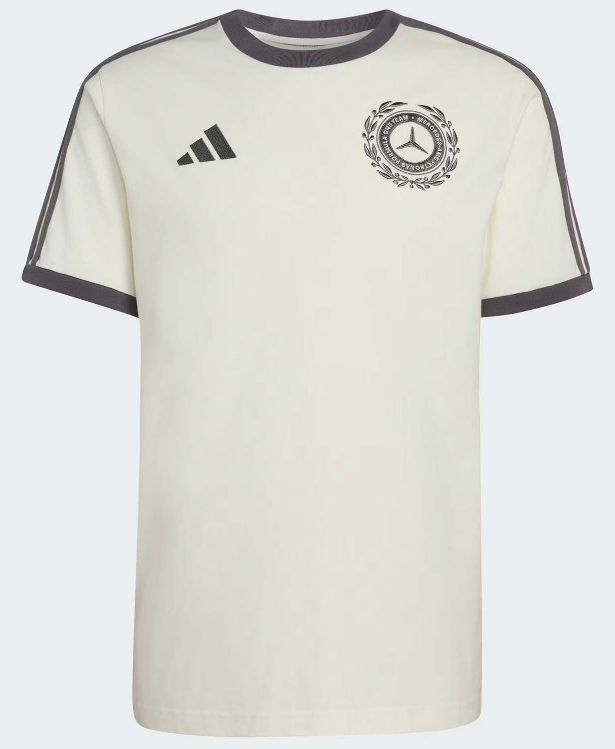 adidas Mercedes-AMG Petronas F1 Men's Silver Arrow Icon T-shirt - Beige gallery