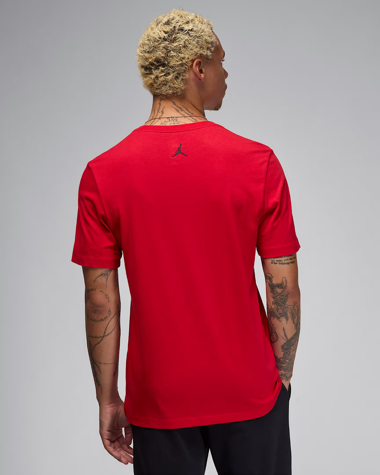 Nike Jordan Sports Men's Dri-FIT T-shirt FZ1931-687 Gym Red/Black US Size XS-3XL gallery