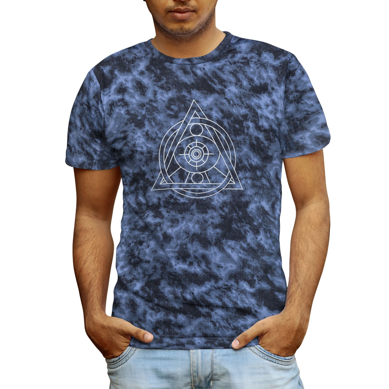 Beautiful Giant Men's Mystery Style T-shirt Crew Neck Sport Wear Sage for Gym gallery
