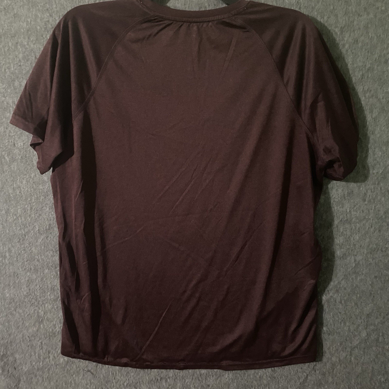 Tek Gear Athletic Shirt Men's Size 2X Burgundy Short Sleeve Polyester Dry Tek gallery