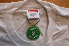 Supreme Payphone Tee White FW18 Size Large L DS New T-Shirt Telephone 2018