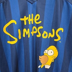 The Simpsons Hockey Jersey Double Sided Print SZ 2XL D’oh