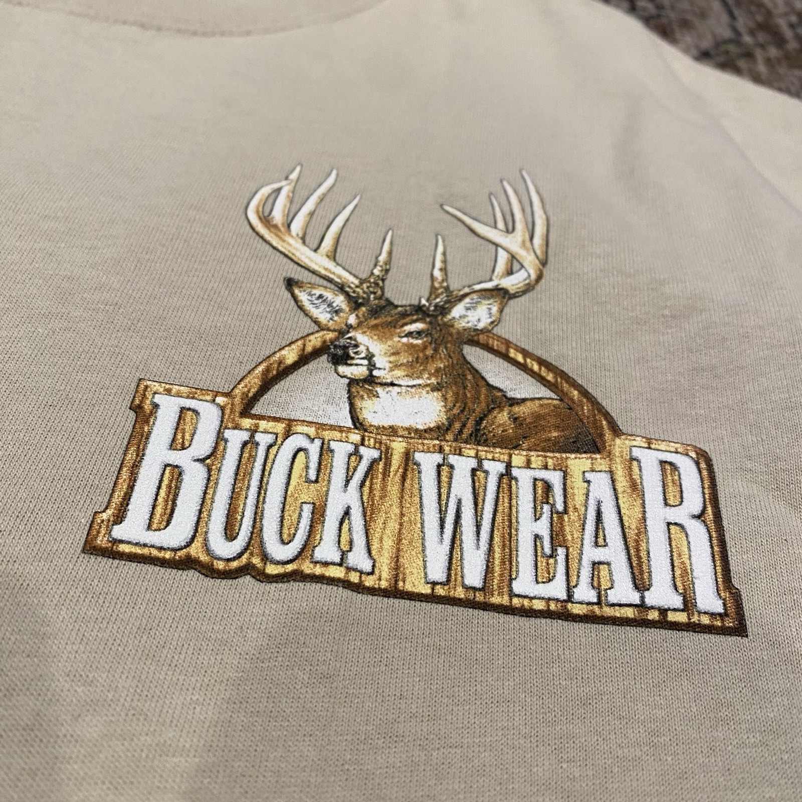 Vintage Buck Wear Shirt Mens M Funny Deer Turkey Duck Hunting Graphic Logo Y2K gallery