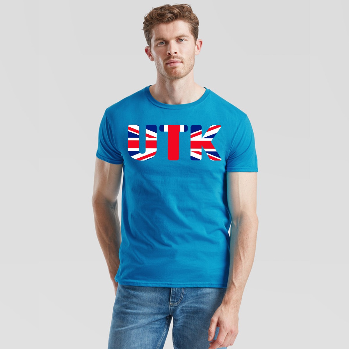Utk United Kingdom Flag Mens T-Shirt British Culture Tee gallery
