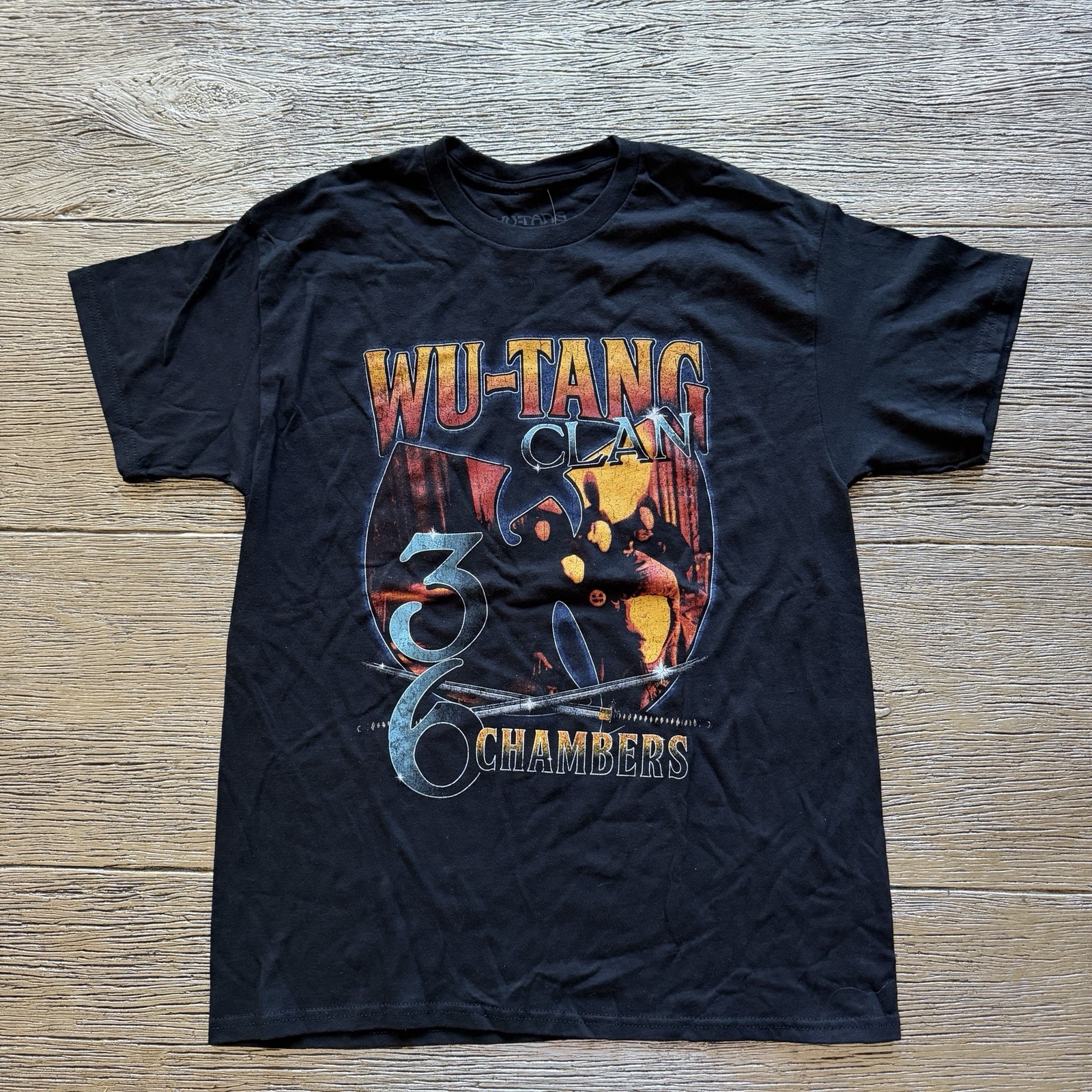Wu Tang Clan 36 Chambers Shirt Black Size L