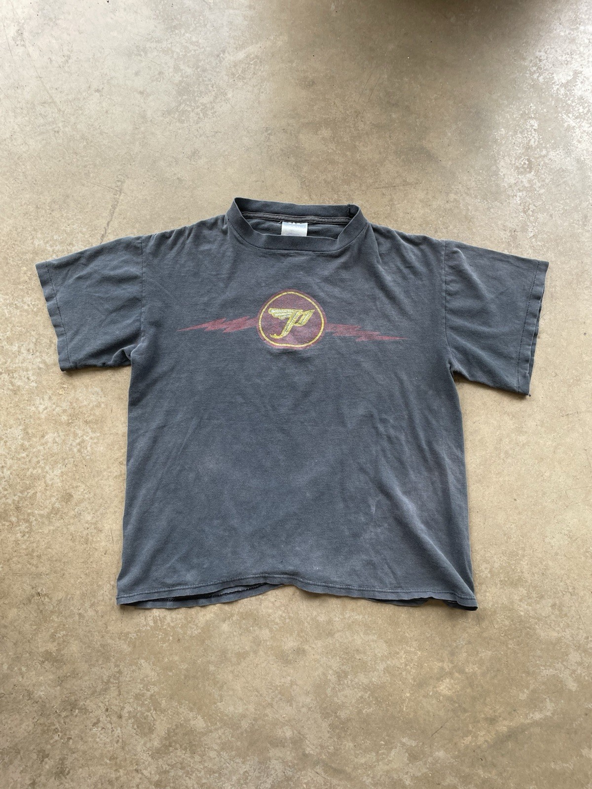 Vintage 90s Pixies Band Faded Black Tshirt Size Large Brockum